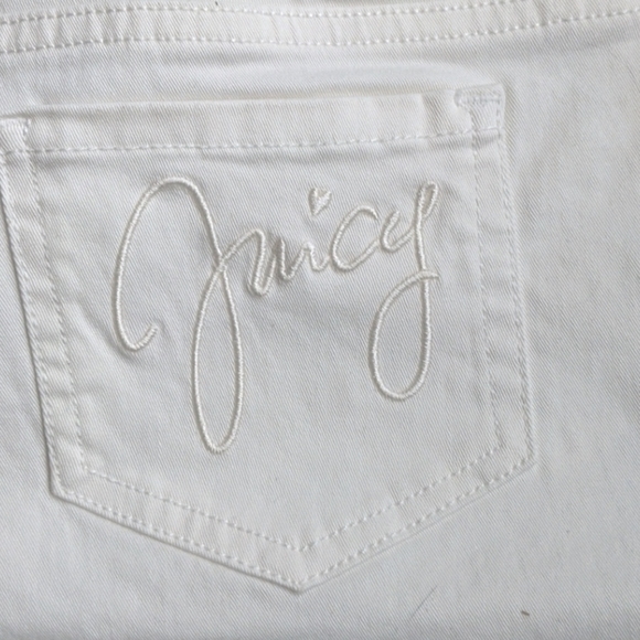 3 for $30 Juicy Couture - white jean shorts - Picture 3 of 9
